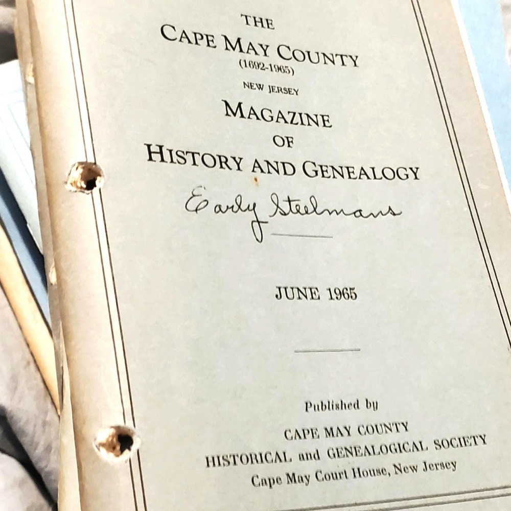 Vintage Cape May County History Genealogy Magazine Collection New Jersey History